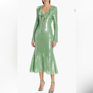 Self portrait sequin dresss. Size 4.